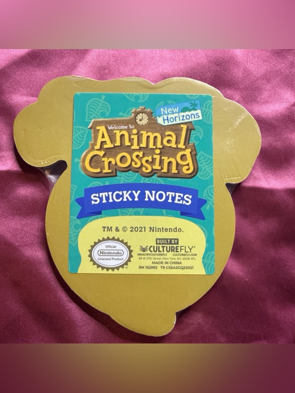 Animal Crossing New Horizons Turnip Sticky Notes Pad Culturefly 2021 Sealed